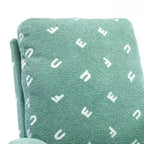26.8 Upholstered High Back Rocking Chair with Side Pocket