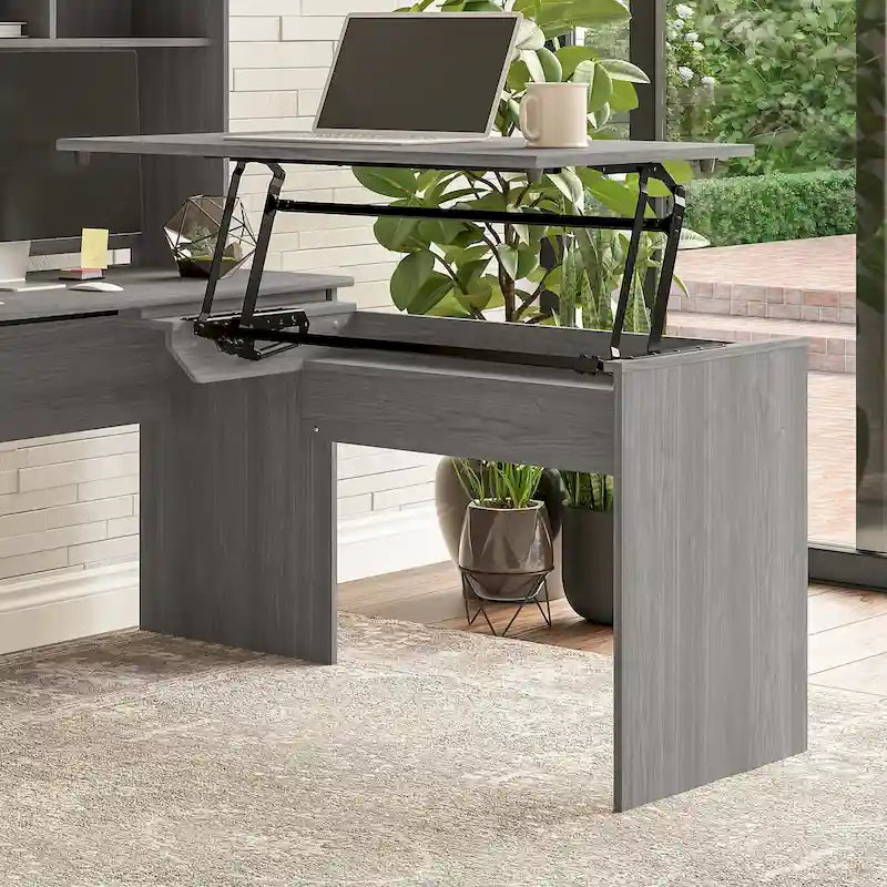 Cabot 3 Position Sit to Stand Desk Return by Bush Furniture