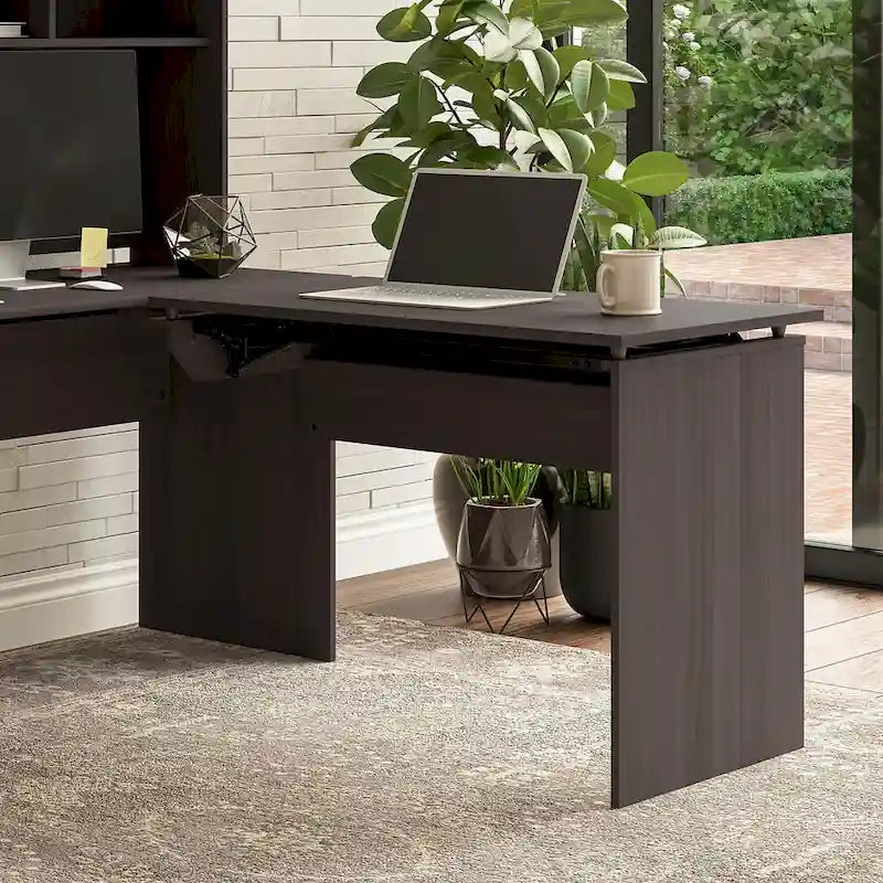 Cabot 3 Position Sit to Stand Desk Return by Bush Furniture