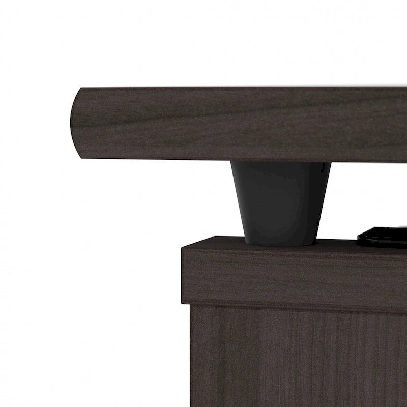 Cabot 3 Position Sit to Stand Desk Return by Bush Furniture