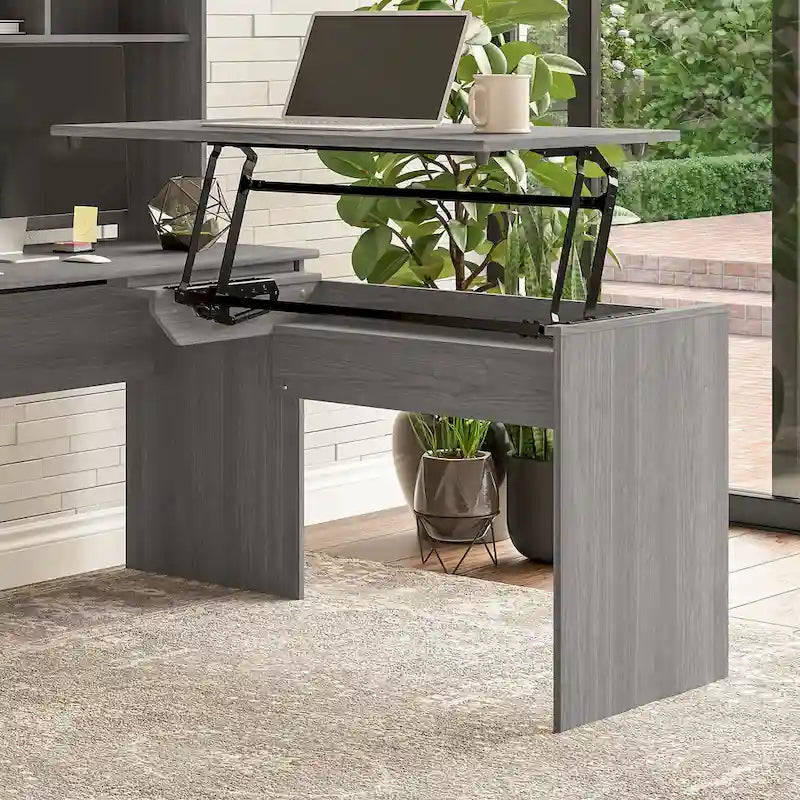 Cabot 3 Position Sit to Stand Desk Return by Bush Furniture