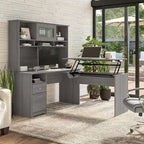 Cabot 3 Position Sit to Stand Desk Return by Bush Furniture