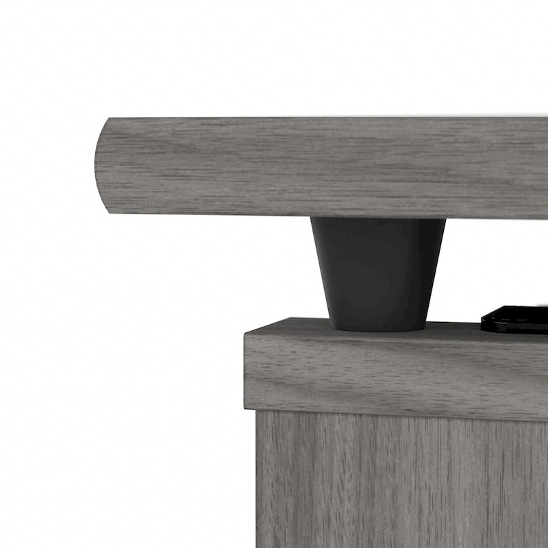 Cabot 3 Position Sit to Stand Desk Return by Bush Furniture