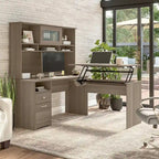 Cabot 3 Position Sit to Stand Desk Return by Bush Furniture