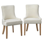 Simple Living Anneli Upholstered Dining Chairs (Set of 2)