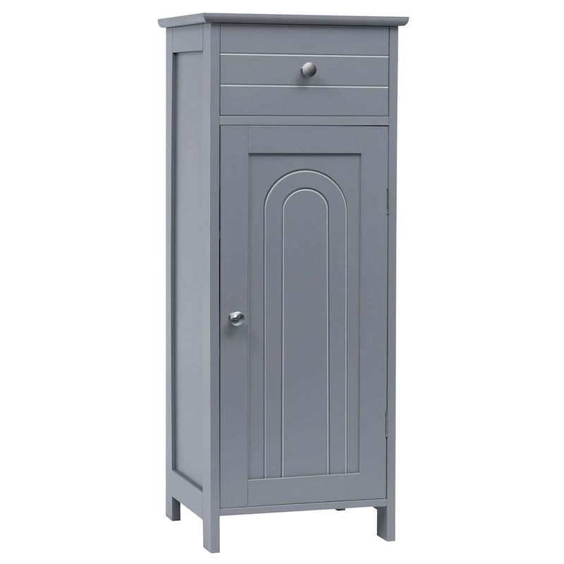 Costway Bathroom Floor Cabinet Storage Organizer Free-Standing with