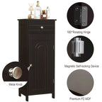 Costway Bathroom Floor Cabinet Storage Organizer Free-Standing with