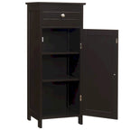 Costway Bathroom Floor Cabinet Storage Organizer Free-Standing with