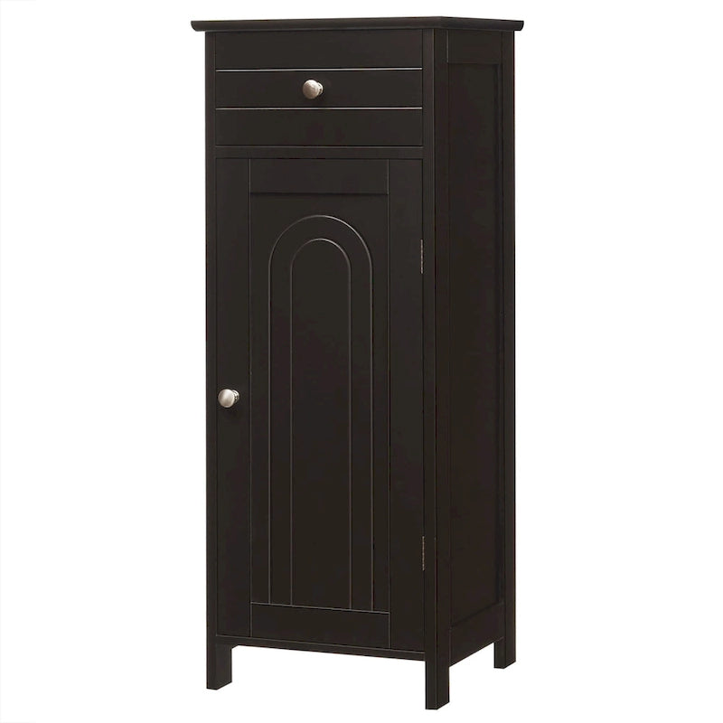 Costway Bathroom Floor Cabinet Storage Organizer Free-Standing with