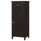 Costway Bathroom Floor Cabinet Storage Organizer Free-Standing with