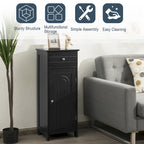 Costway Bathroom Floor Cabinet Storage Organizer Free-Standing with