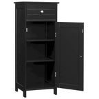 Costway Bathroom Floor Cabinet Storage Organizer Free-Standing with