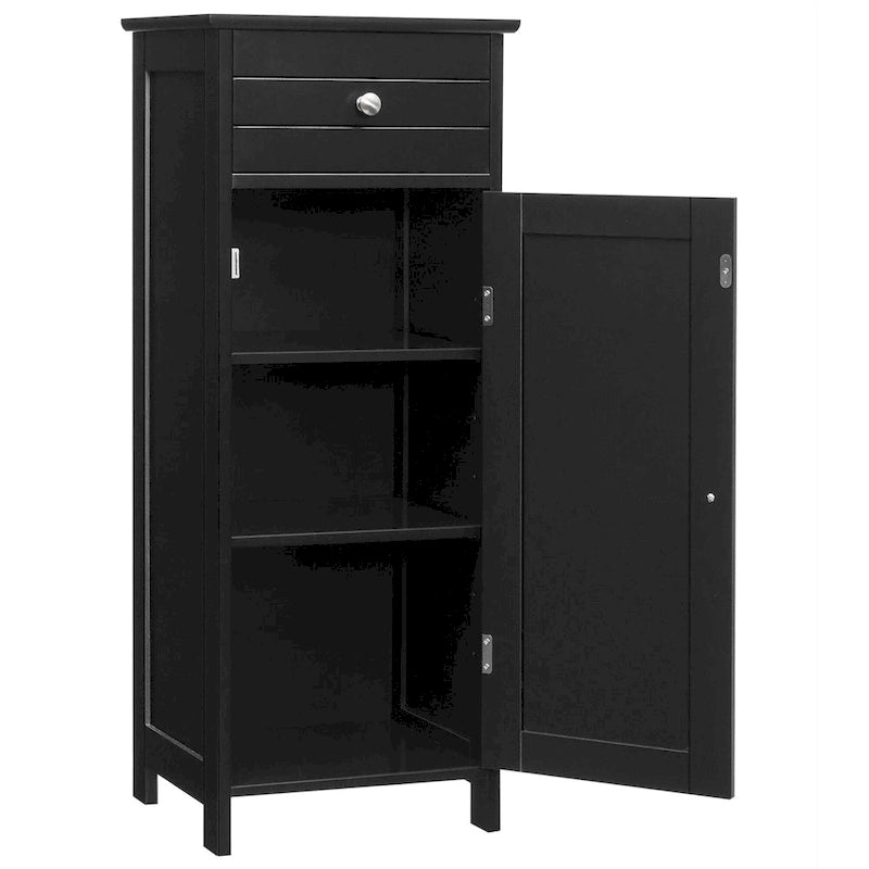 Costway Bathroom Floor Cabinet Storage Organizer Free-Standing with