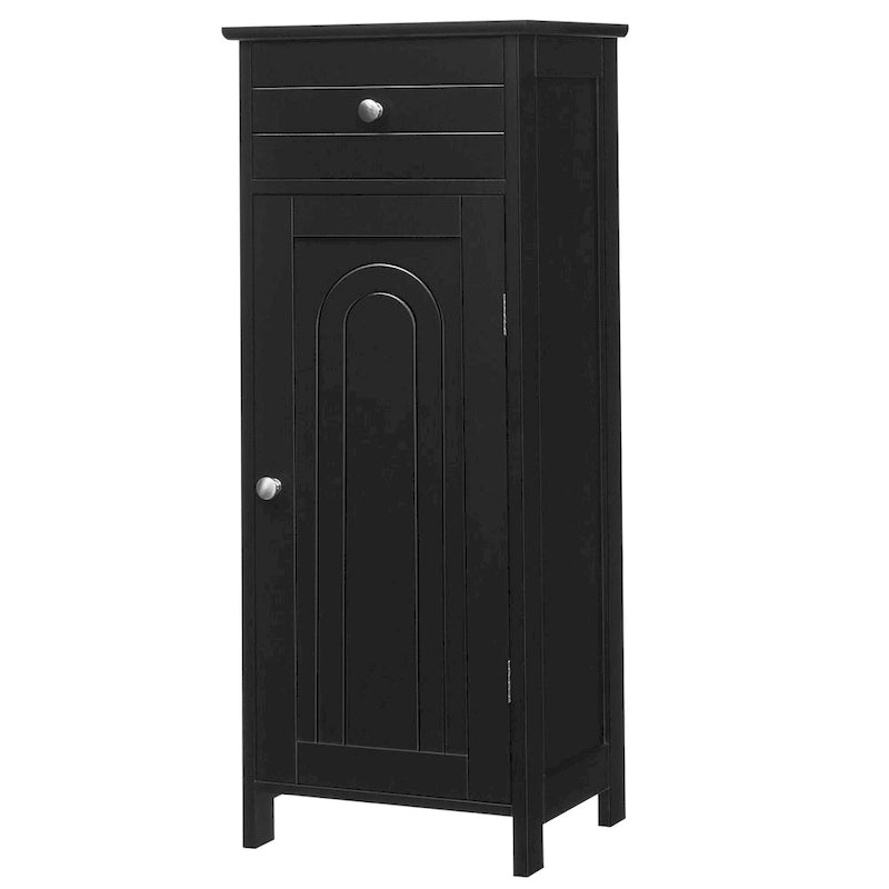 Costway Bathroom Floor Cabinet Storage Organizer Free-Standing with