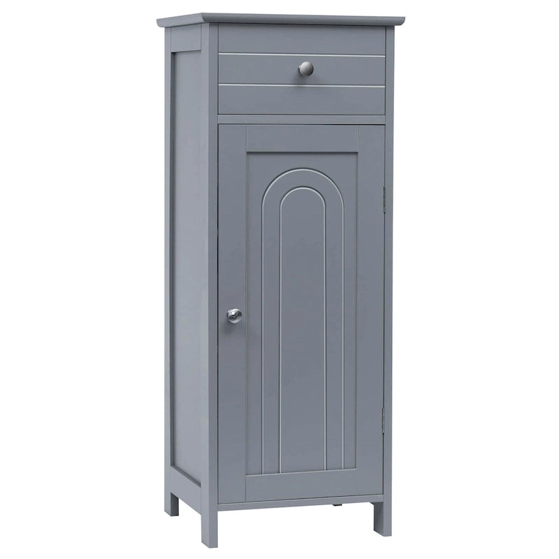 Costway Bathroom Floor Cabinet Storage Organizer Free-Standing with