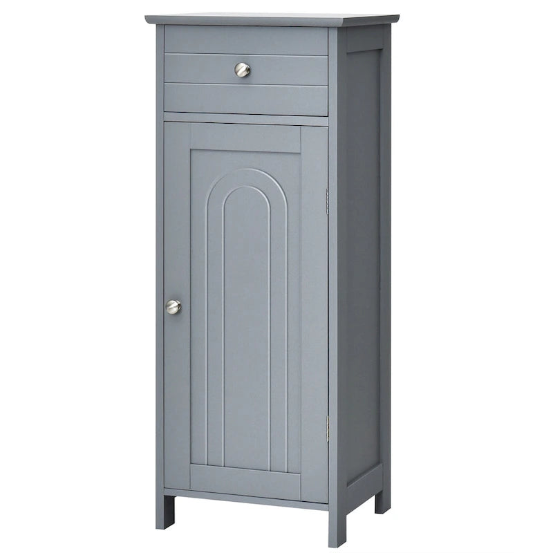 Costway Bathroom Floor Cabinet Storage Organizer Free-Standing with