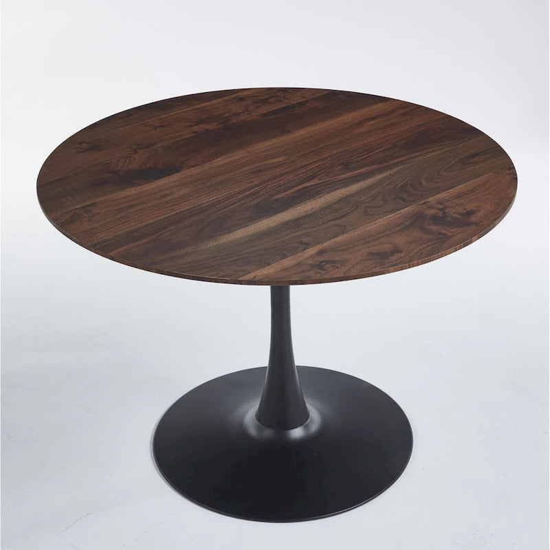 Modern Table with MDF Top and Metal Legs for Small Spaces Kitchens Multi Functional Use and Living Room
