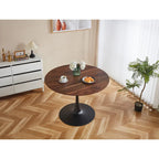 Modern Table with MDF Top and Metal Legs for Small Spaces Kitchens Multi Functional Use and Living Room