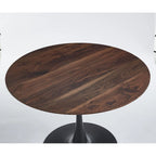 Modern Table with MDF Top and Metal Legs for Small Spaces Kitchens Multi Functional Use and Living Room