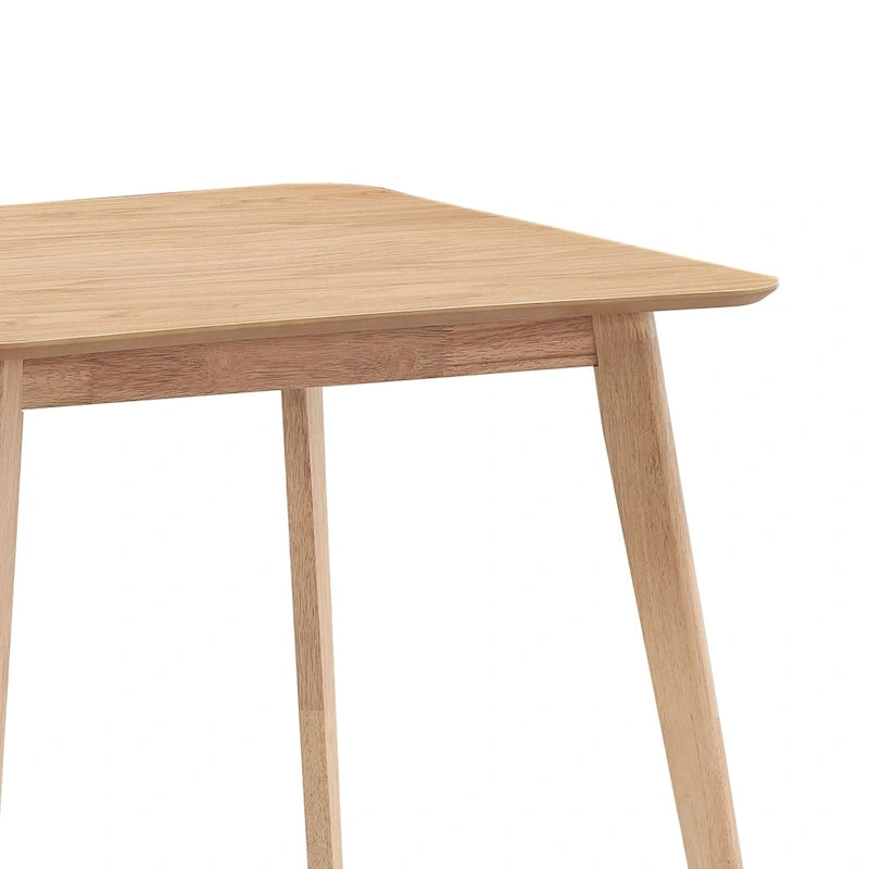Modern Table with MDF Top and Metal Legs for Small Spaces Kitchens Multi Functional Use and Living Room
