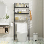 Gymax 3-Tier Over The Toilet Storage Shelf w/ Adjustable Adjustable