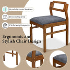 Extendable Wood Dining Table and Chairs Set Mid-Century Modern Dining Table and Chairs Set with 2 Drop Leaves and Storage Shelf