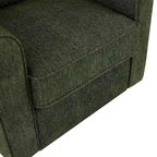 Accent Barrel Chair with Side Pockets360 Swivel Office Chair Chenille Armchair for Office