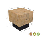 Caden 2-piece Solid Wood Living Room Table Set