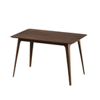 Dining Room Set of 5, Kitchen Set with Wood Frame Dining Table and 4 Upholstered Chairs for Dining Room Restaurant