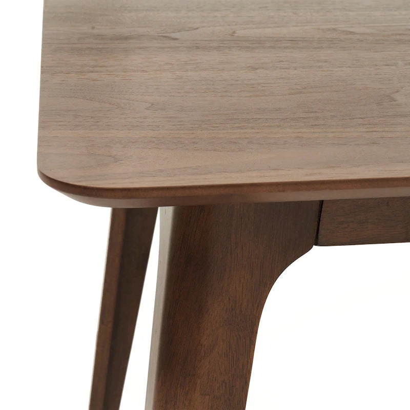Dining Room Set of 5, Kitchen Set with Wood Frame Dining Table and 4 Upholstered Chairs for Dining Room Restaurant
