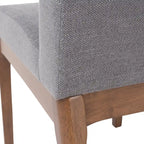 Dining Room Set of 5, Kitchen Set with Wood Frame Dining Table and 4 Upholstered Chairs for Dining Room Restaurant