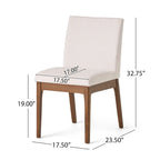 Dining Room Set of 5, Kitchen Set with Wood Frame Dining Table and 4 Upholstered Chairs for Dining Room Restaurant