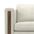 WYNDENHALL Hillcrest Modern, Contemporary 62 inch Wide Sofa in Genuine Leather