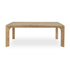 Classic Home Crest 78 Reclaimed Pine Wood Dining Table in Natural