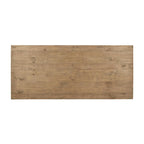 Classic Home Crest 78 Reclaimed Pine Wood Dining Table in Natural