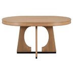 Vintage Style 5-piece Dining Set with Extendable Table and 4 Upholstered Chairs