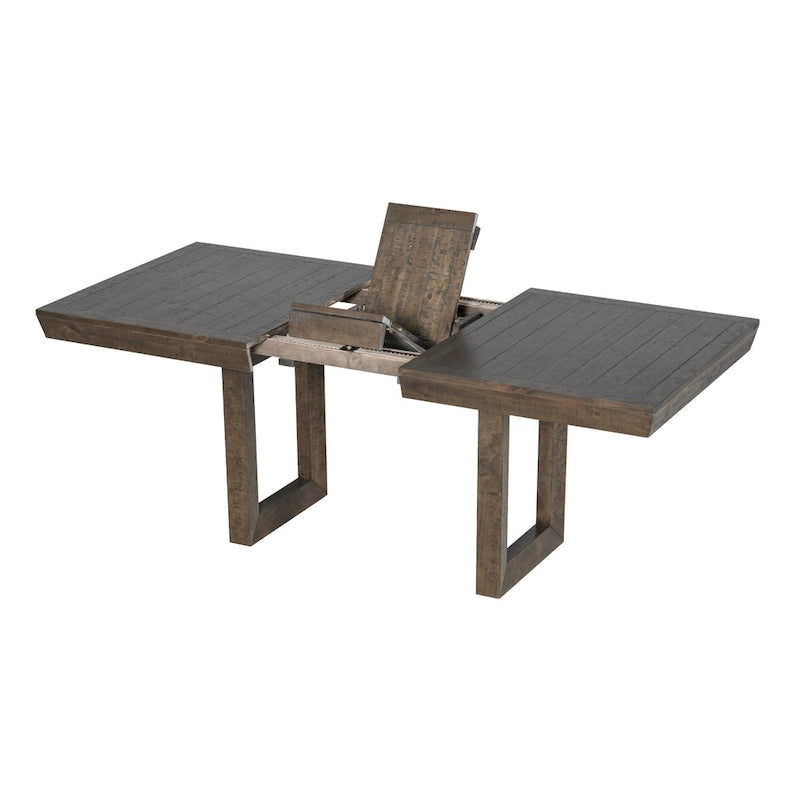 Traditional Style 7-piece Extendable Dining Table Set with Butterfly Leaf and 6 Upholstered Chairs