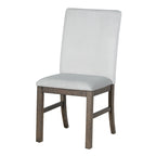 Traditional Style 7-piece Extendable Dining Table Set with Butterfly Leaf and 6 Upholstered Chairs