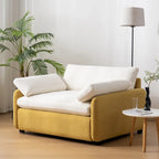 50 Oversized Chenille Upholstered Single Sofa Chair