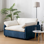 50 Oversized Chenille Upholstered Single Sofa Chair