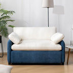 50 Oversized Chenille Upholstered Single Sofa Chair