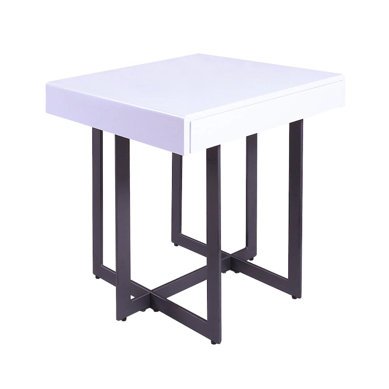 Granala Contemporary Steel 2-Piece Storage Coffee Table Set by Furniture of America