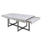 Granala Contemporary Steel 2-Piece Storage Coffee Table Set by Furniture of America