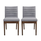 Lancer Channel Stitch Dining Chairs (Set of 2) by Christopher Knight Home