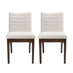 Lancer Channel Stitch Dining Chairs (Set of 2) by Christopher Knight Home