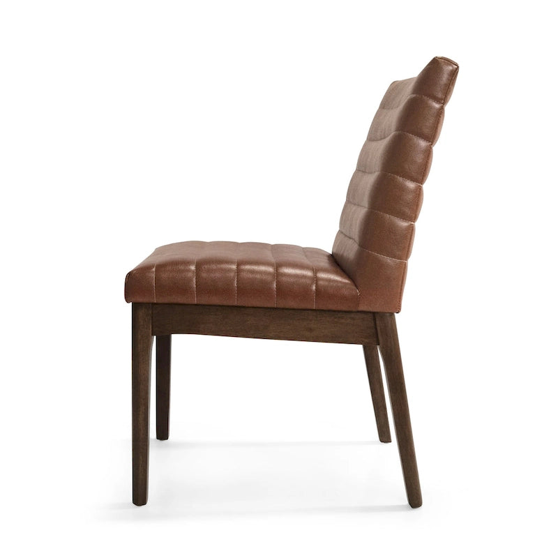 Lancer Channel Stitch Dining Chairs (Set of 2) by Christopher Knight Home
