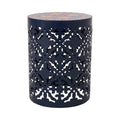 Chetola Indoor Lace Cut Side Table with Tile Top by Christopher Knight Home