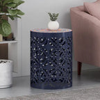 Chetola Indoor Lace Cut Side Table with Tile Top by Christopher Knight Home