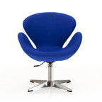 Raspberry Contemporary Adjustable Swivel Chair