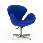 Raspberry Contemporary Adjustable Swivel Chair